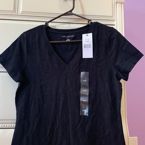 Black Tommy Hilfiger V-neck T-shirt